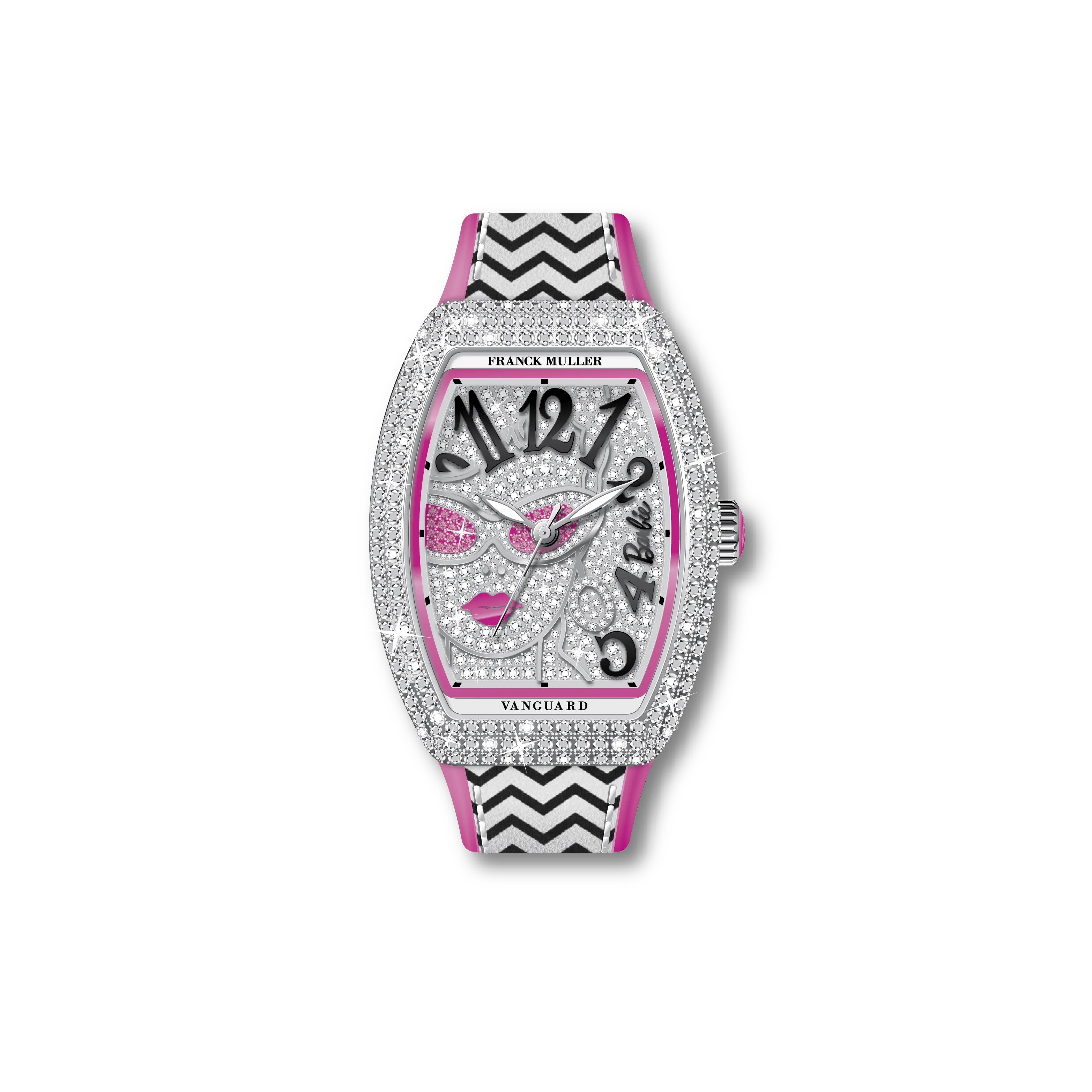 Franck Muller Barbie Vintage Diamond Watch