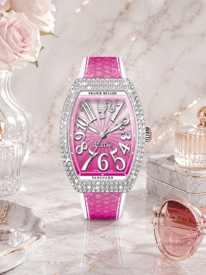 Franck Muller Barbie Pink Diamond Watch