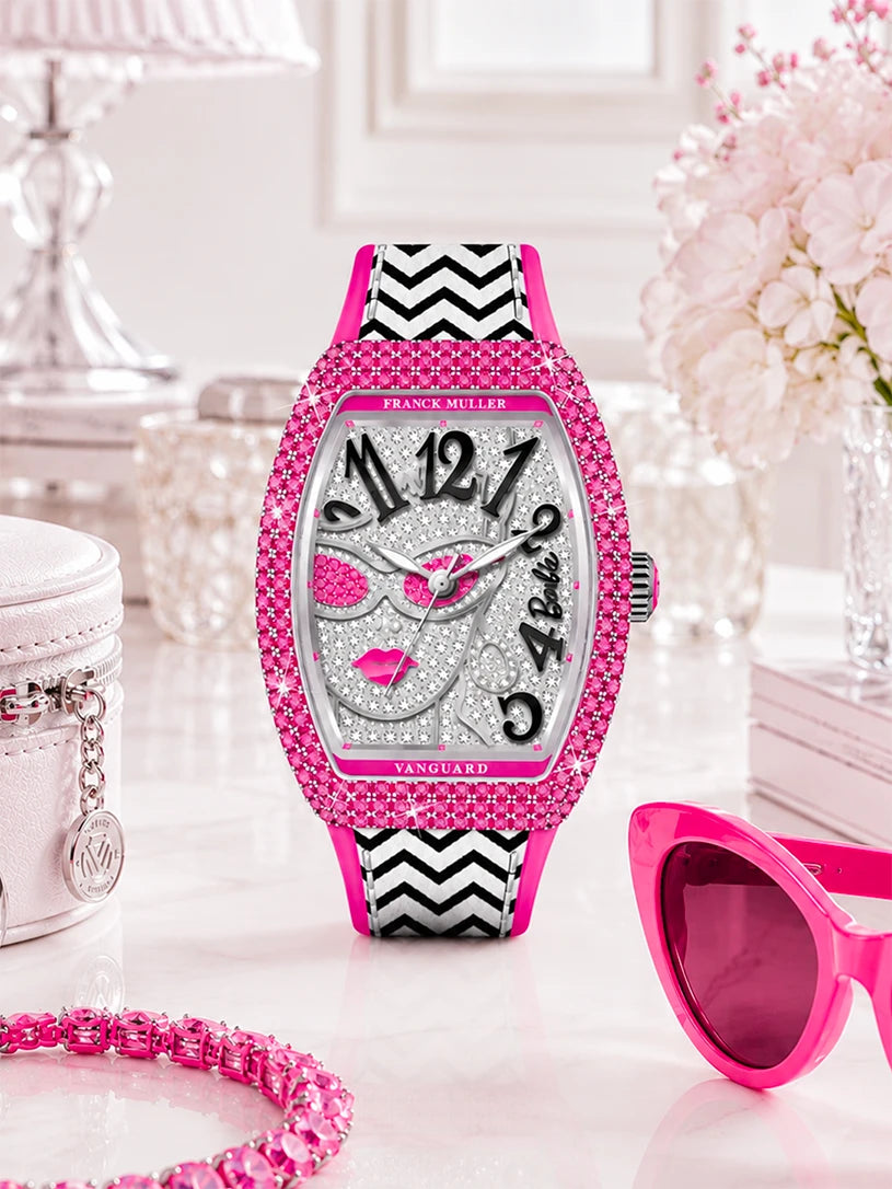 Franck Muller Barbie Vintage Sapphire-Diamond Watch